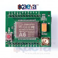 OkaeYa A6 GSM GPRS Module Quad Band SMS Voice 850MHz 900MHz 1800MHz 1900MHZ with Antenna for Arduino wires for Arduino Raspberry